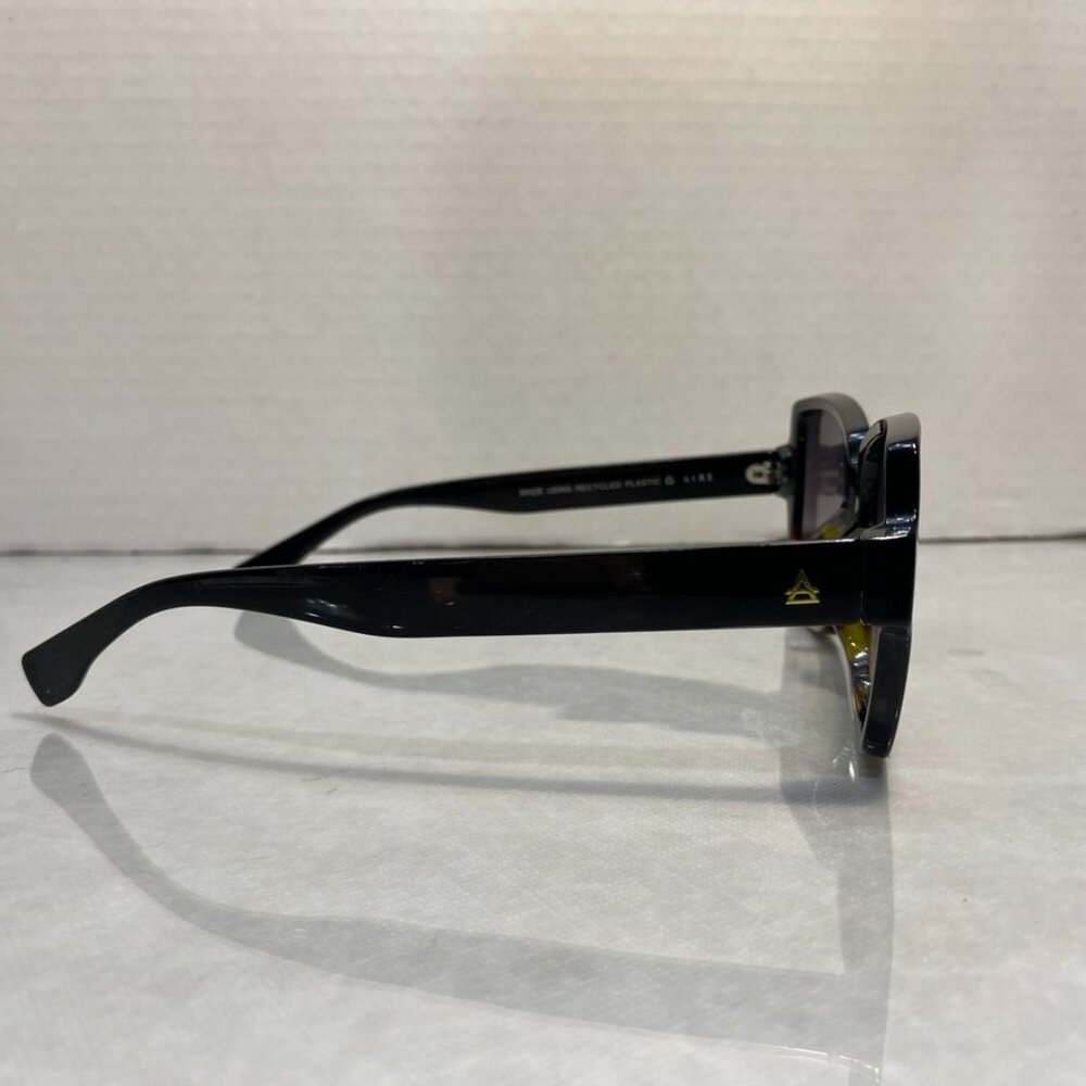 AIRE Fortuna Square Sunglasses Tort Splice Black Gradient - Picture 4 of 11